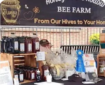 Canal Day 43 honey in the hollow booth at an event