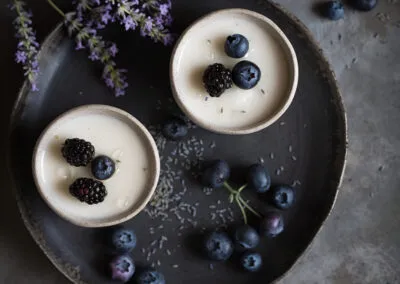 Honey-Lavender Panna Cotta