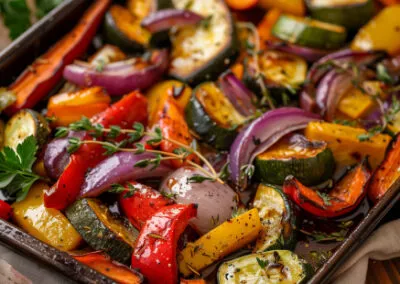 Honey-Glazed Roasted Vegetable Medley