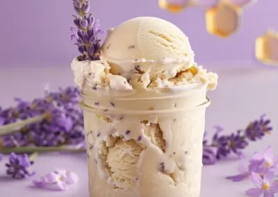 Honey Lavender Ice Cream