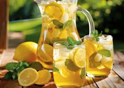 Lemon Honey Green Tea Cooler