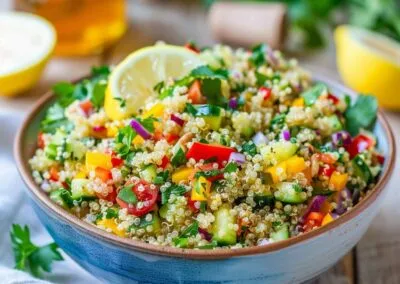 Lemon Honey Quinoa Salad