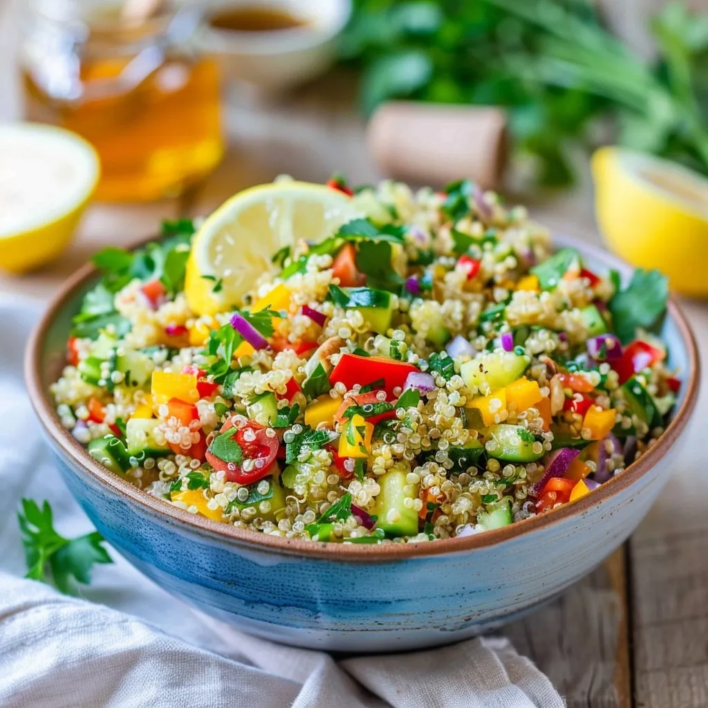 Lemon Honey Quinoa Salad Lemon Honey Quinoa Salad