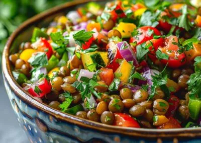 Lemon Thyme Lentil Salad
