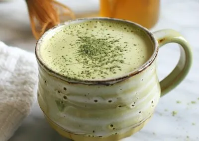 Raw Honey Matcha Latte