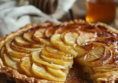 Smoked Honey Apple Tart