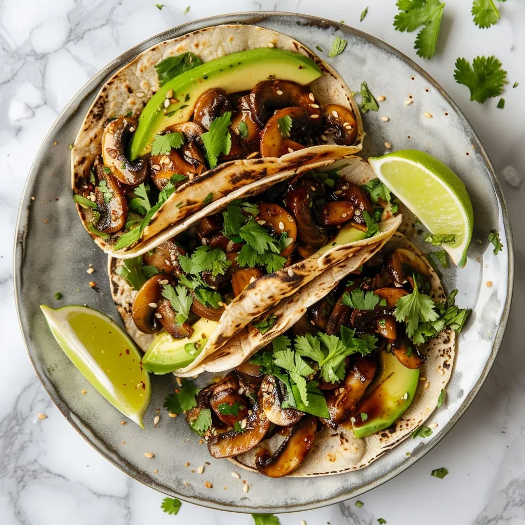 Smoky Honey Mushroom Tacos