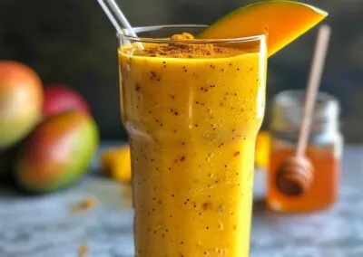 Spicy Honey Mango Smoothie