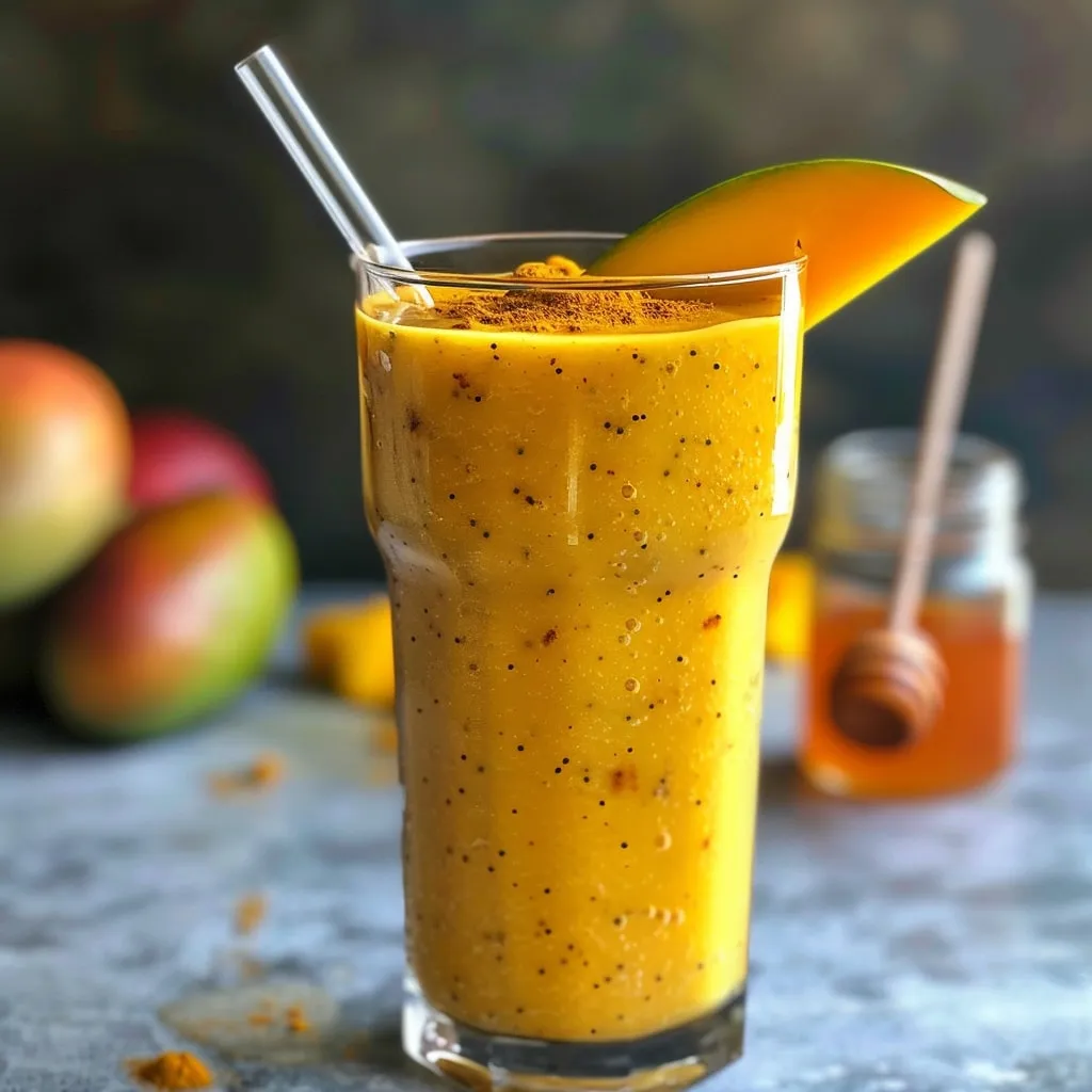 Spicy Honey Mango Smoothie