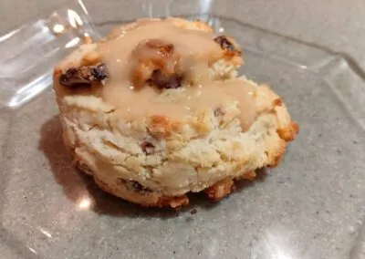 Delicious Creamed ???? Honey on a freshly baked scone