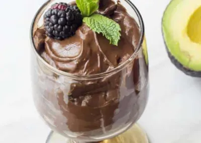 Honey Chocolate Avocado Mousse