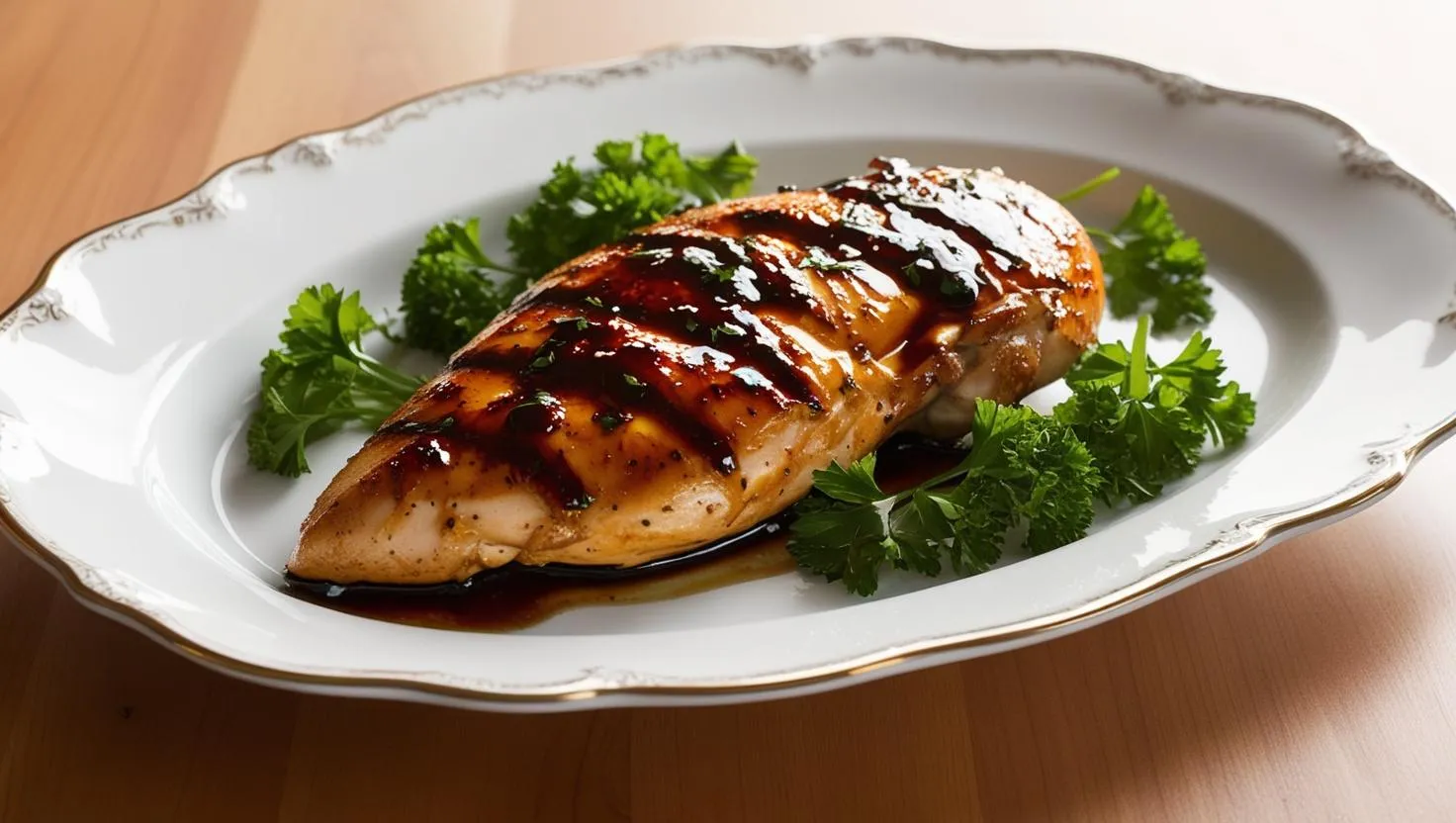 Honey Balsamic Glazed Grilled Chicken