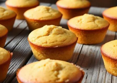 Honey Butter Cornbread Muffins