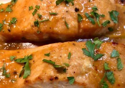 Baked Honey Mustard Salmon