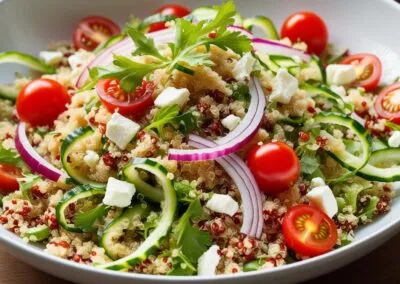 Honey Lemon Quinoa Salad