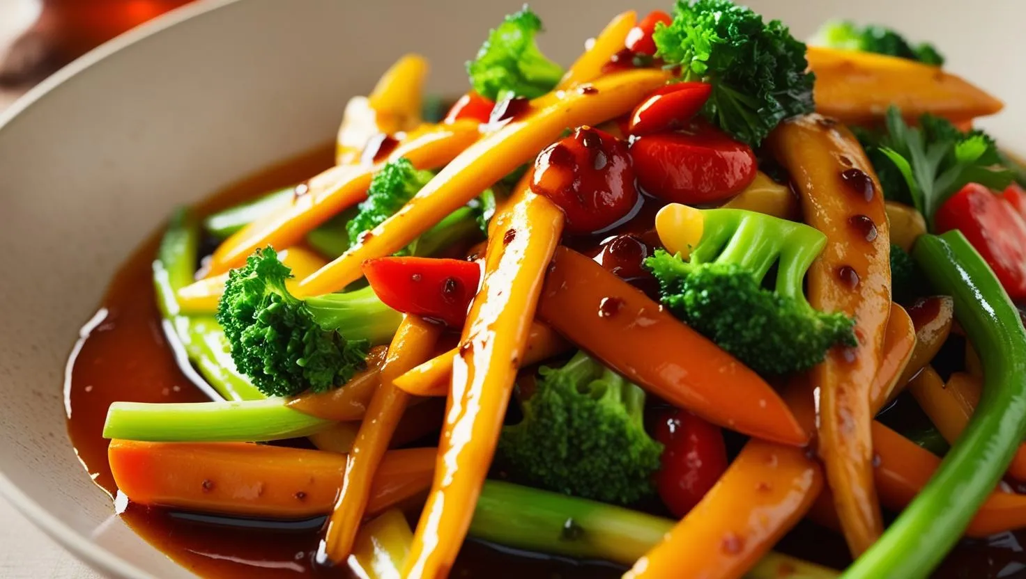 Honey Garlic Vegetable Stir Fry