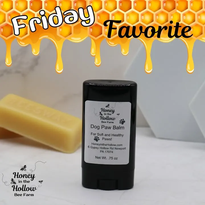 Protect & Pamper Your Pup’s Paws 🐾 with All-Natural Beeswax Balm!