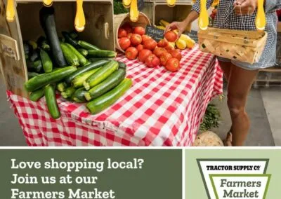 Join us and other vendors at Tractor Supply on Saturday, Sept