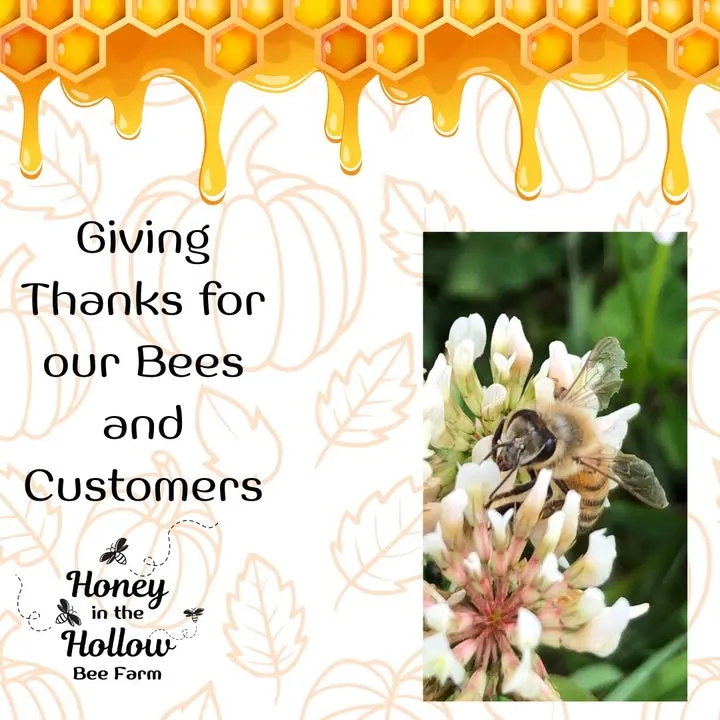 💕 We’re thankful for our hardworking bees — the tiny wings behind every golden jar