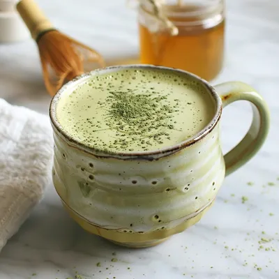 Raw Honey Matcha Latte